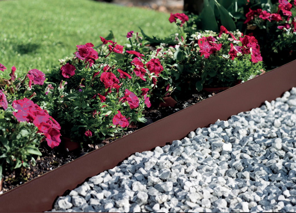 Bordura metálica para jardín EASY BORDURA 16 x 18 cm Nortene