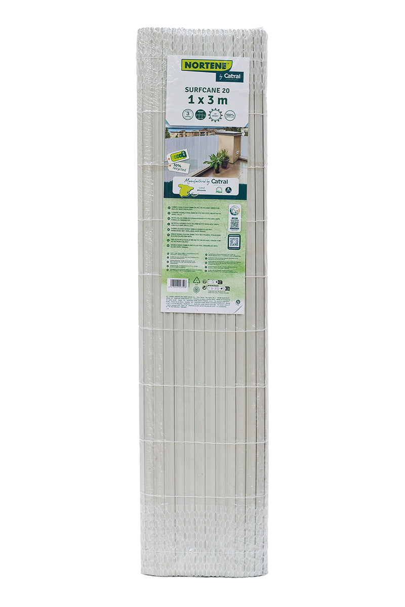 Caniço de PVC de dupla face 19 mm SURFCANE 20 Nortene