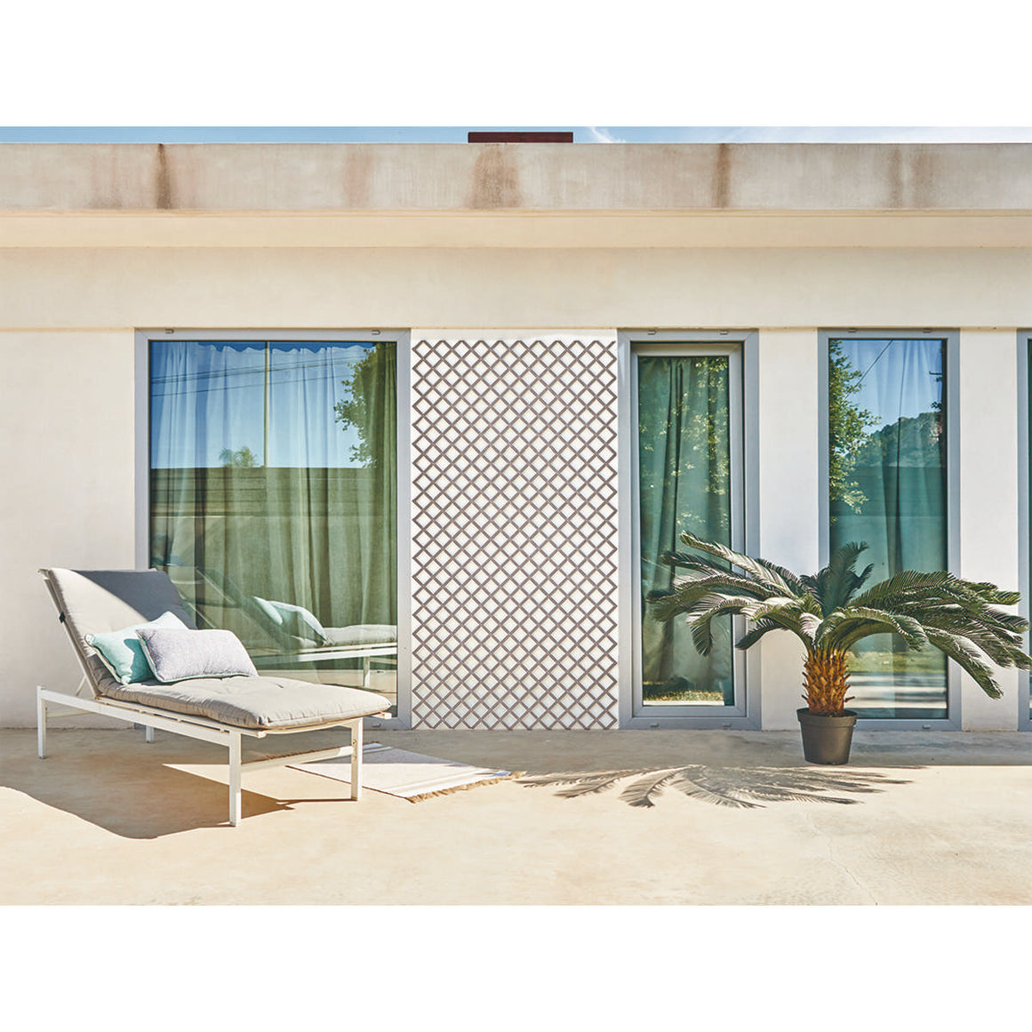 Celosía de PVC 18 mm DECORY QUADRA Nortene