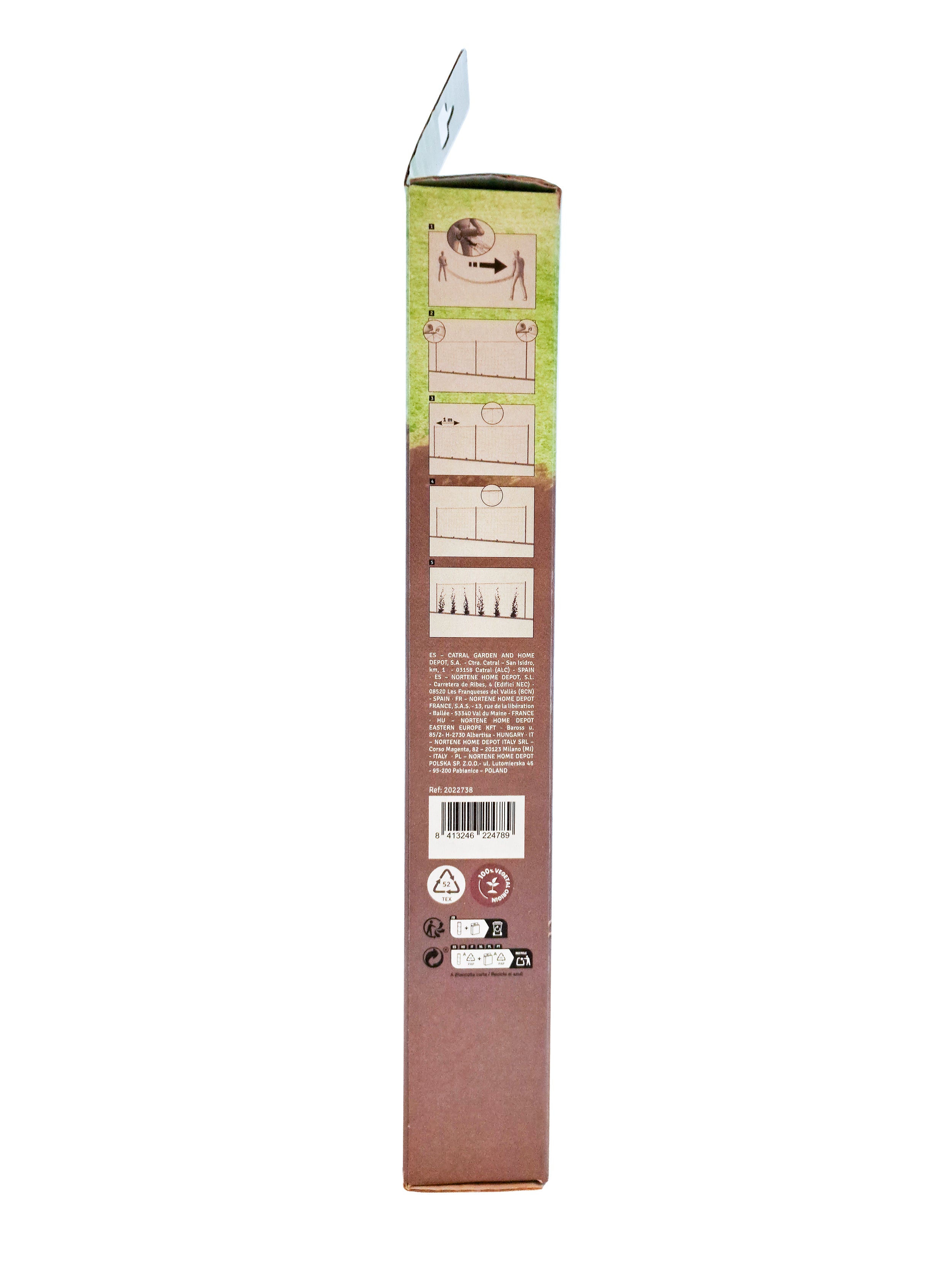 Malla entutorar biodegradable TRELLINET COMPOST Blanca Nortene