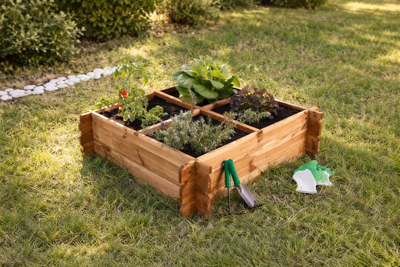 Huerto urbano NATUR SQUARE 8 3 x 8 x 8 cm Nortene