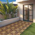 Loseta de acacia FSC CLICK ACACIA 30 x 30 x 2,4 cm Marrón Nortene