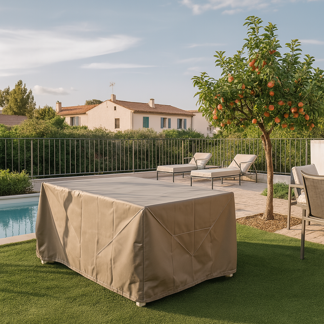 Funda MESA RECTANGULAR + 4 SILAS  9 x 225 x 145 cm Nortene
