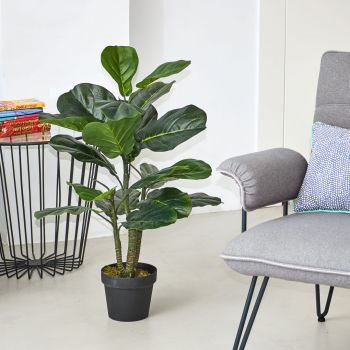 Planta artificial FICUS LYRATA 90 cm Nortene